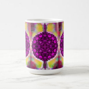 The vibration of the light coffee mug