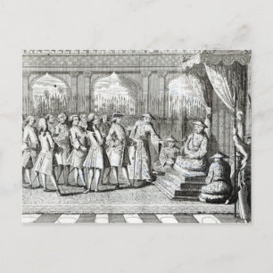 The Viceroy of Canton giving an audience Postcard