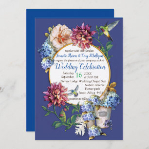 The Victorian-Era Floral Watercolor Invitation
