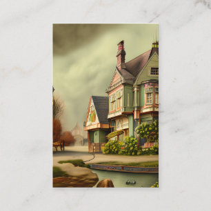 The Victorian era, which spanned from 1837 to 1901 Business Card