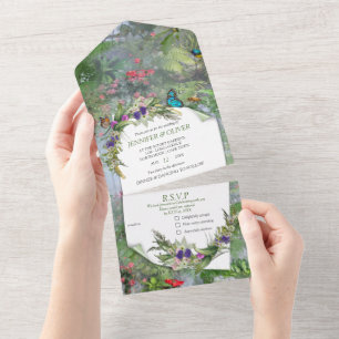 The Victorian Greenhouse All In One Invitation
