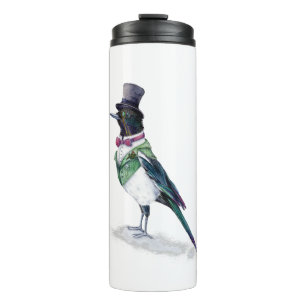The Victorian Magpie Bird Thermal Tumbler