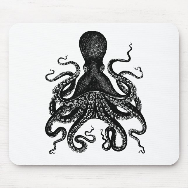 The Victorian Octopus Mouse Mat (Front)