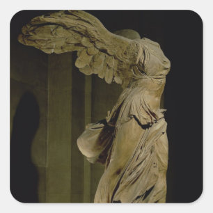 The Victory of Samothrace (Parian marble) (see als Square Sticker