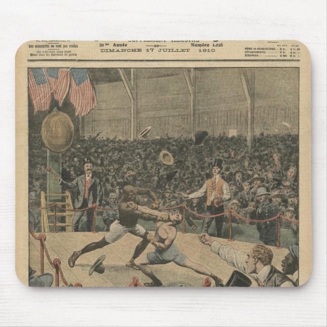 The victory of the negro mouse mat (Front)