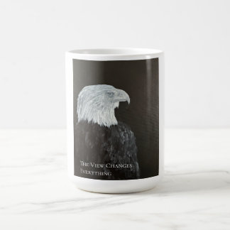 The View Changes Everything Eagle Card Coffee Mug