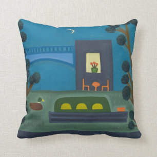 The View from my Former Studio 2011 Cushion