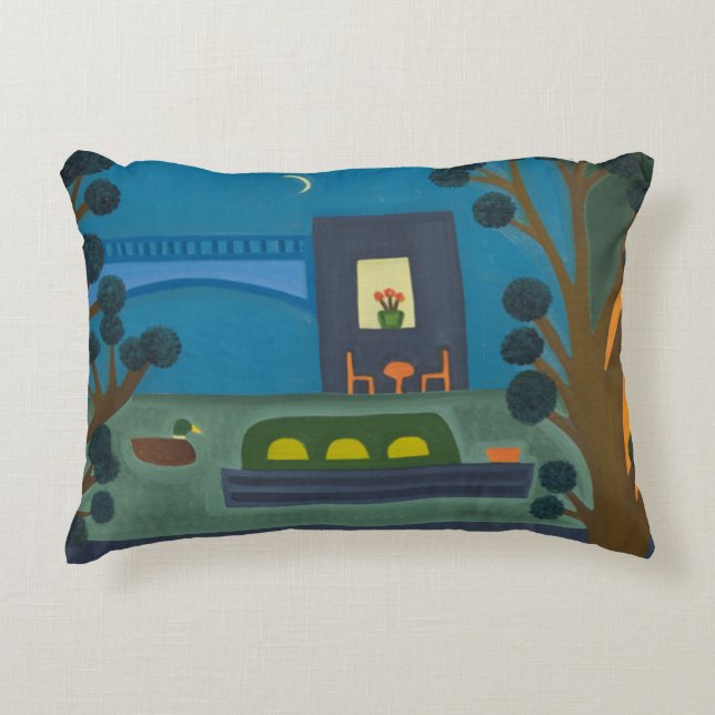 The View from my Former Studio 2011 Decorative Cushion (Front)
