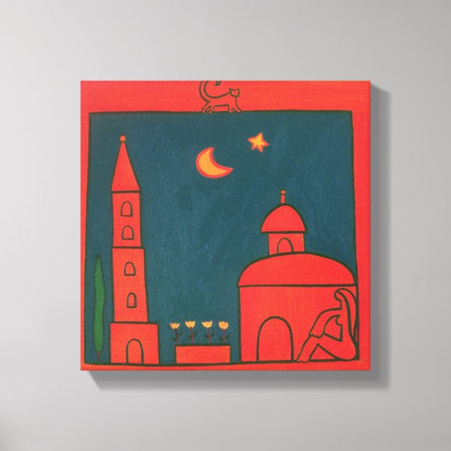 The View from Santo Spirito 2002 Canvas Print (Front)