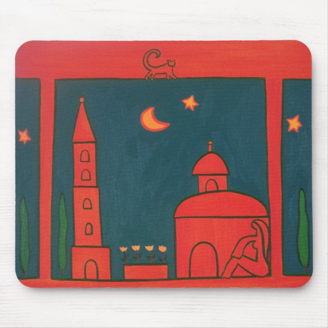The View from Santo Spirito 2002 Mouse Mat (Front)