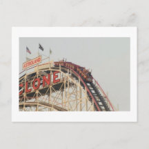 'The View from the Top' (Coney Is., NY) postcard