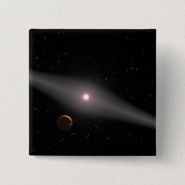 The view from the vicinity 15 cm square badge (Front)