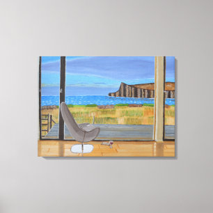 The View from the Window canvas art 