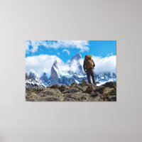 The view of Mount Fitzroy at the lookout