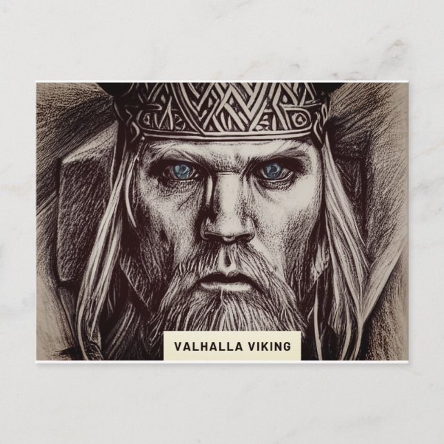 The Viking Symbolism of Valhalla - On a Postcard! Postcard (Front)