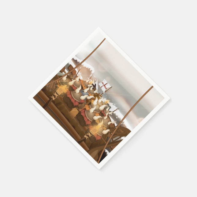 The Vikings Napkin (Corner)