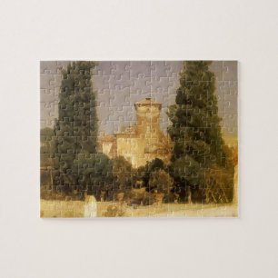 The Villa Malta, Rome by Lord Frederic Leighton Jigsaw Puzzle