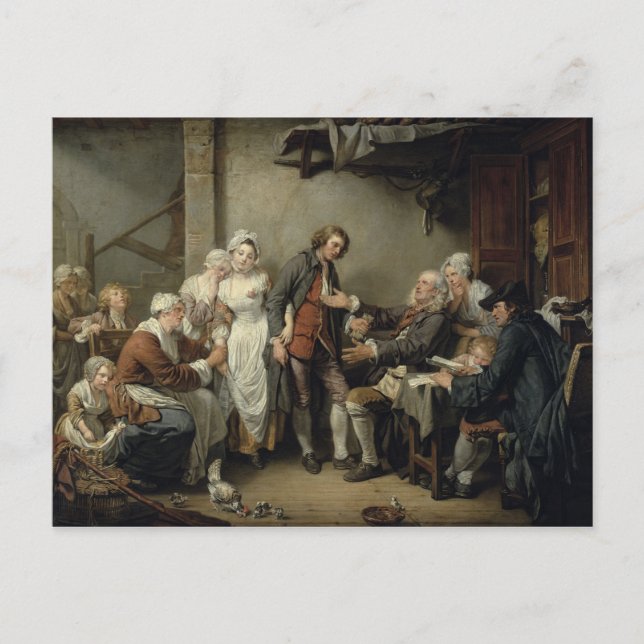 The Village Agreement, 1761 Postcard (Front)