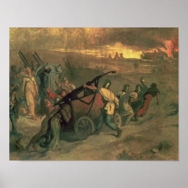 The Village Firemen, 1857 Poster (Front)