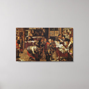 The Village Lawyer, 1621 Canvas Print