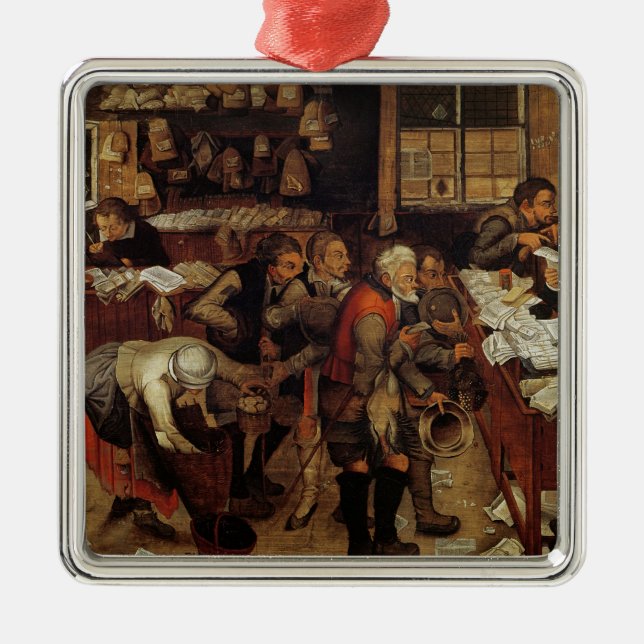 The Village Lawyer, 1621 Metal Tree Decoration (Front)