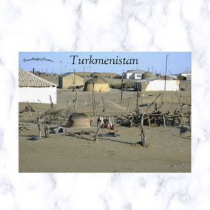 The Village of Erbent in Turkmenistan Postcard