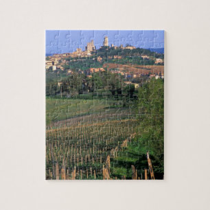 The village of San Gimignano sits in the rolling Jigsaw Puzzle