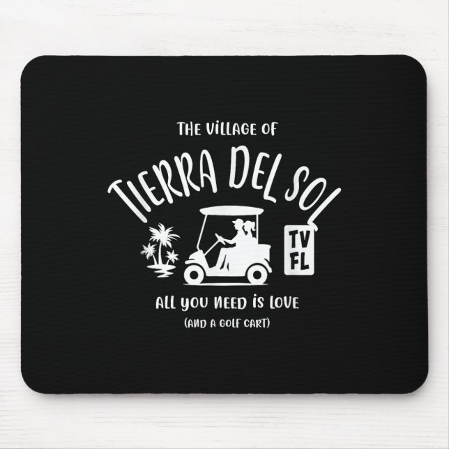 The Village Of Tierra Del Sol Tv Fl Golf Cart Desi Mouse Mat (Front)