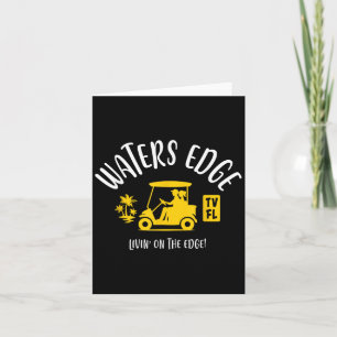 The Village Of Waters Edge Tv Fl Golf Cart Design Card