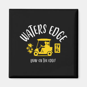 The Village Of Waters Edge Tv Fl Golf Cart Design  Magnet