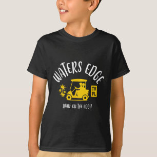 The Village Of Waters Edge Tv Fl Golf Cart Design  T-Shirt