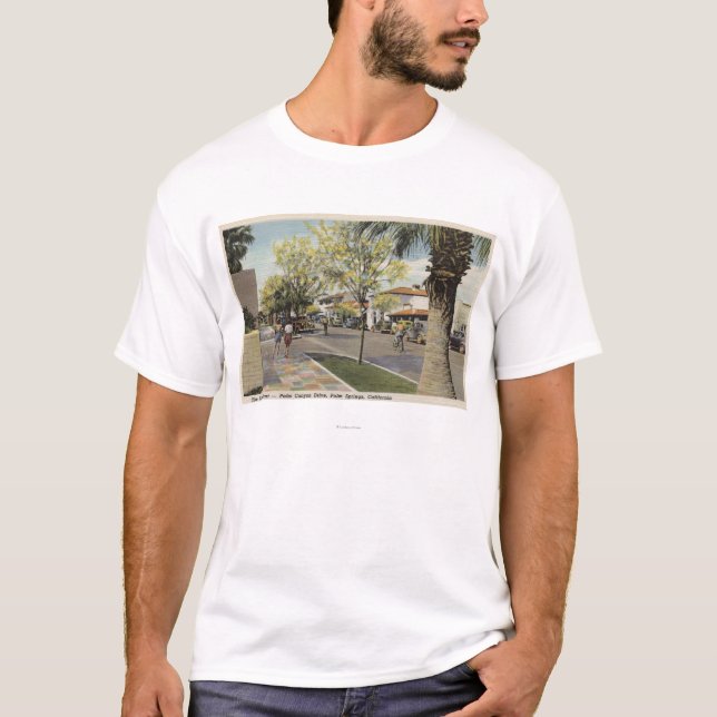 The Village Street, Palm Canyon Drive T-Shirt (Front)