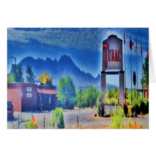 The Village, Tubac, Arizona greeting card