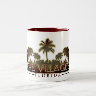 The Villages Florida palm tree mug