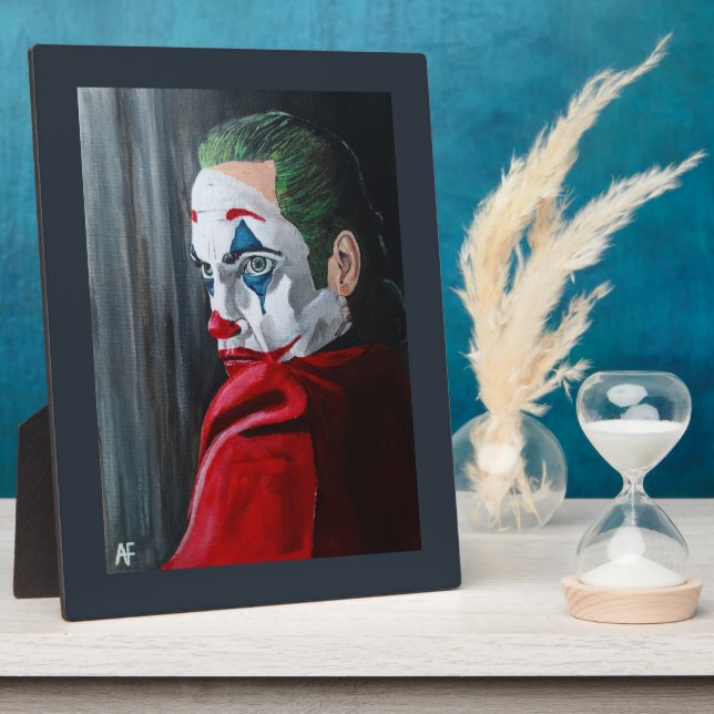 The Villain Painting by Alfred Fox Plaque (Side)