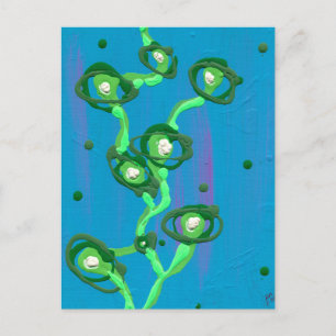 The Vine - Abstract Art Painting Postcard