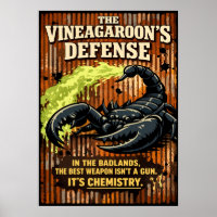 The Vinegaroon’s Defense Scorpion Art