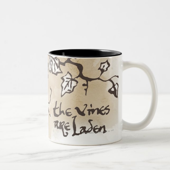 The Vines Are Laden Two-Tone Coffee Mug (Right)