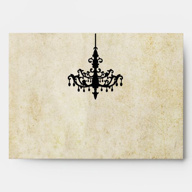 The Vintage Chandelier Wedding Collection Envelopes (Front)