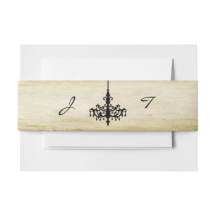 The Vintage Chandelier Wedding Collection Invitation Belly Band