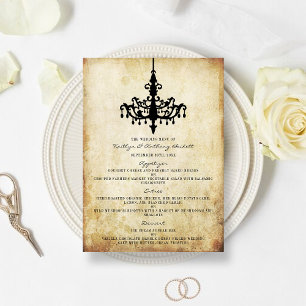 The Vintage Chandelier Wedding Collection Menu