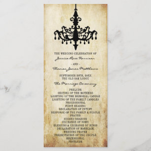 The Vintage Chandelier Wedding Collection Programme