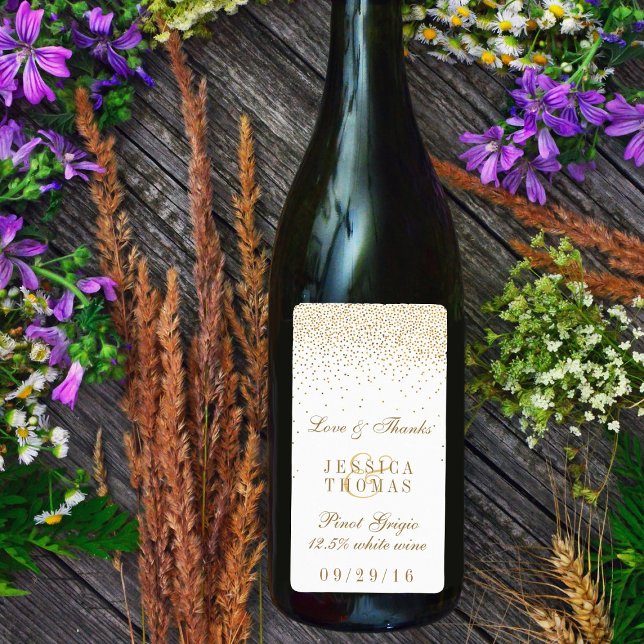 The Vintage Glam Gold Confetti Wedding Collection (Creator Uploaded)