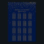 The Vintage Glam Gold Confetti Wedding Collection Poster<br><div class="desc">The Vintage Glam Gold Confetti Wedding Collection - Seating Chart.

*Please note that Zazzle only sells printed products,  therefore this item does not include any real glitter or foil materials.</div>