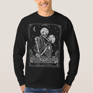 The Vintage Tarot Card Astrology Skull Horror Occu T-Shirt