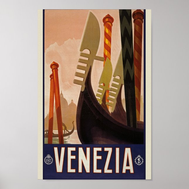 The Vintage Venice Travel Poster (Front)