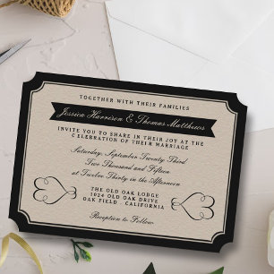 The Vintage Wedding Collection Invitation