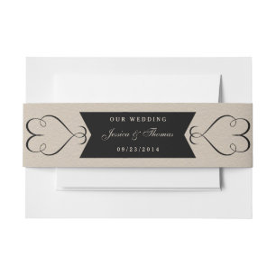 The Vintage Wedding Collection Invitation Belly Band