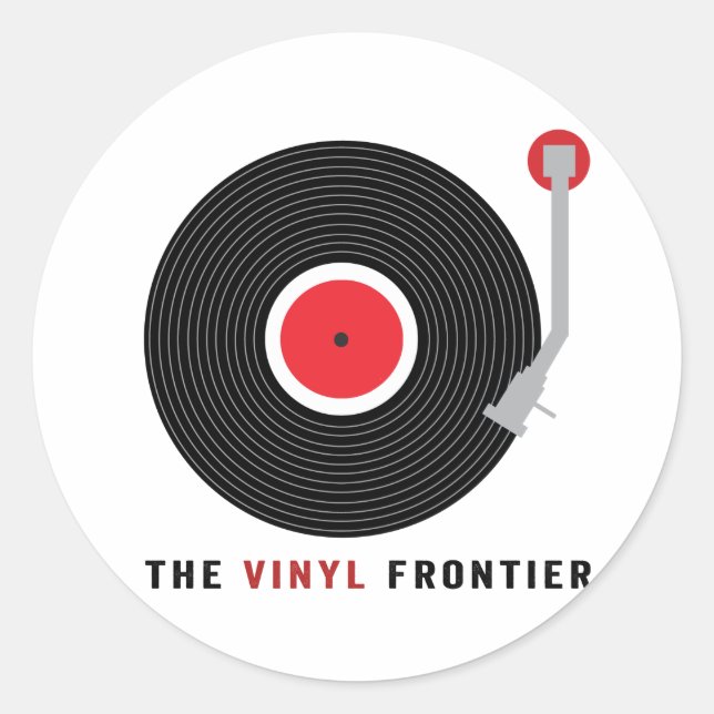The Vinyl Frontier Stickers (Front)