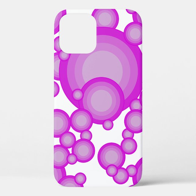 The Violet 70's year styling circle Case-Mate iPhone Case (Back)